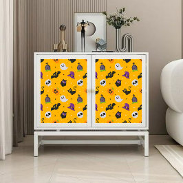 Seda Papel Tecido de Decoupage do Dia das Bruxas Gótico