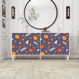 Seda Papel Tecido de Decoupage do Dia das Bruxas Gótico