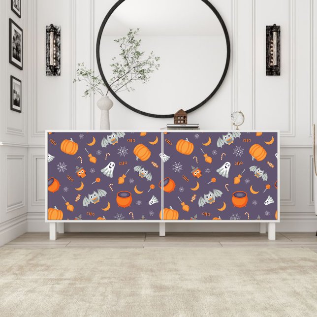 Seda Papel Tecido de Decoupage do Dia das Bruxas Gótico (Criador carregado)