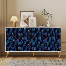 Seda Papel Tecido de Decoupage do Dia das Bruxas Gótico