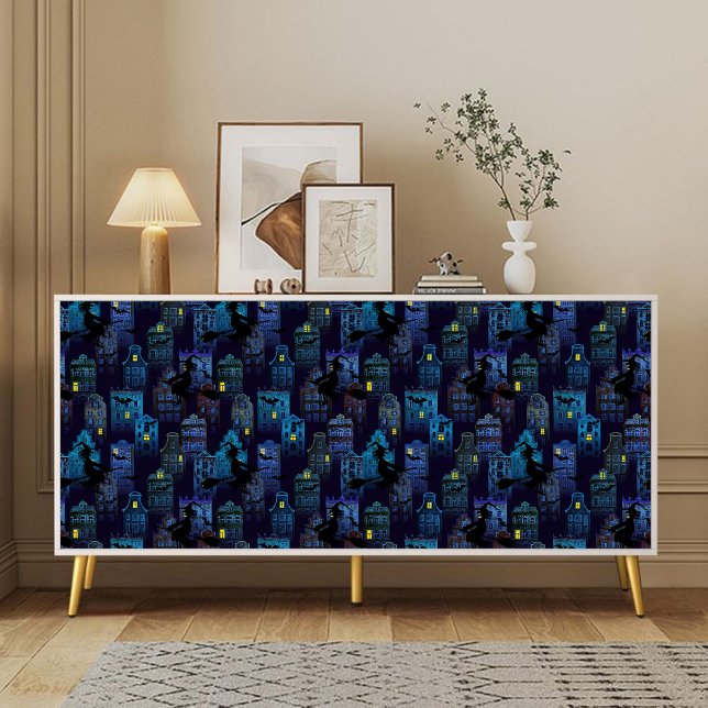 Seda Papel Tecido de Decoupage do Dia das Bruxas Gótico (Criador carregado)