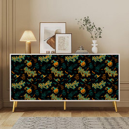 Seda Papel Tecido de Decoupage do Dia das Bruxas Gótico