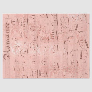 Seda Papel Tecido de Desanexação de Música em Folha 
