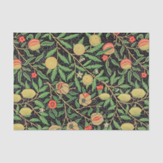Seda Papel Tecido de Design de Romã William Morris
