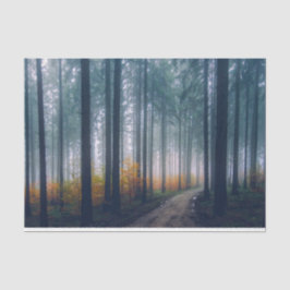 Seda Papel Tecido de Desvinculação do Caminho da Flores