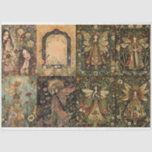 Papel Tecido De Diário De Design De Fada De 8 Sm