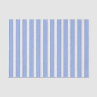 Seda Papel Tecido de Festas com Listra Vertical Azul