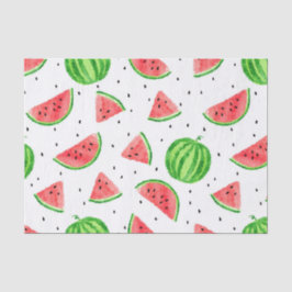 Seda Papel Tecido de Melancia - Vermelho