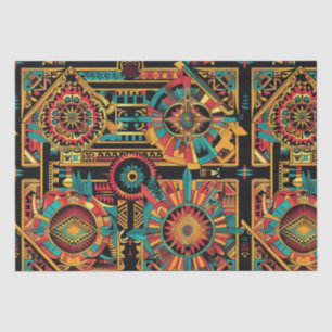 Seda Papel Tecido de Moldagem "Aztec Dream" - Beige Tri