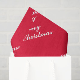 Seda Papel Tecido de Natal Alegria para Embrulhadas Ale