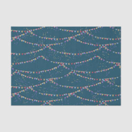 Seda Papel Tecido de Natal sobre Férias Tropicais