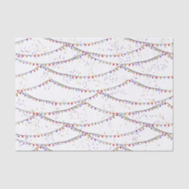 Seda Papel Tecido de Natal sobre Férias Tropicais