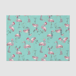 Seda Papel Tecido de Natal sobre Férias Tropicais