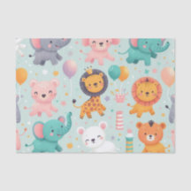 Papel Tecido de Parada Animal