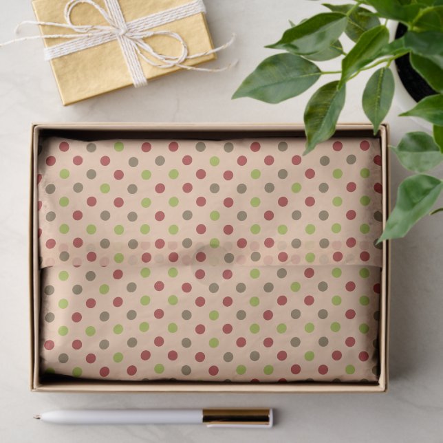 Seda Papel Tecido de Ponto Boho Retro Moderno (Presente)