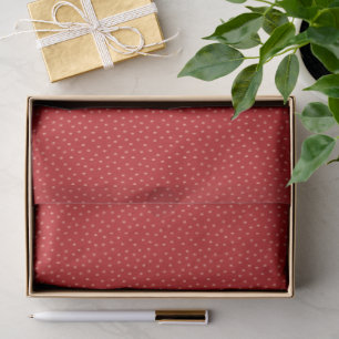 Seda Papel Tecido de Semente de Morango Vermelho