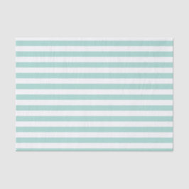 Seda Papel Tecido de Stripe Aqua
