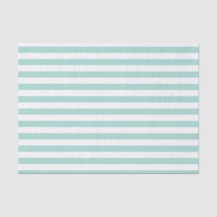 Seda Papel Tecido de Stripe Aqua