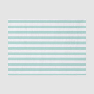 Seda Papel Tecido de Stripe Aqua