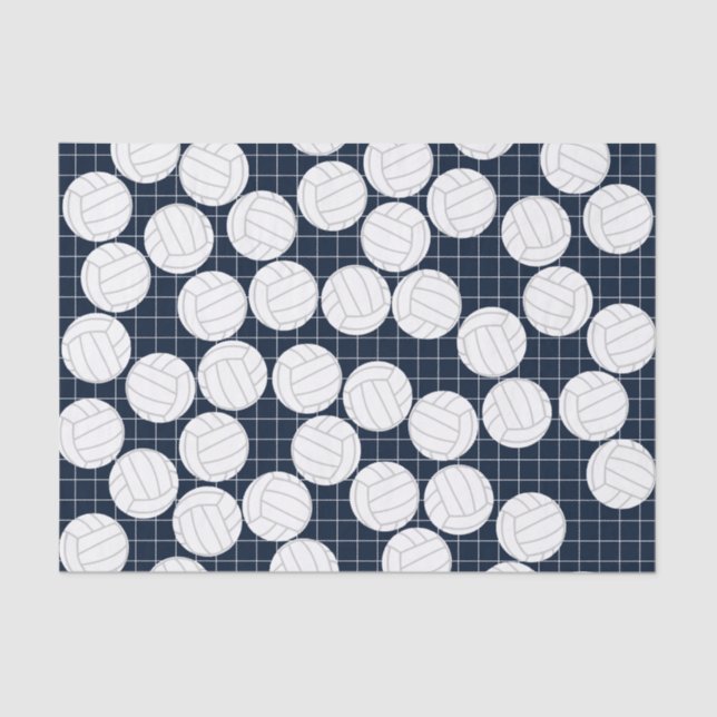 Seda Papel Tecido de Voleibol (Frente )