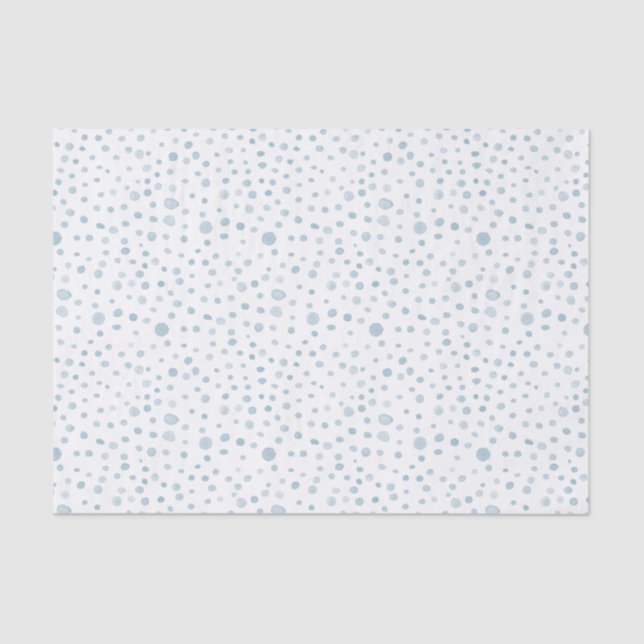 Seda Papel Tecido dos Pontos de Aquarela do Sky Confett (Frente )