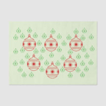 Papel Tecido - Ornamentos de Árvores Redondas