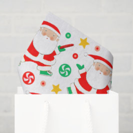 Seda Papel Tecido Presente de Natal de Golfe de Disco