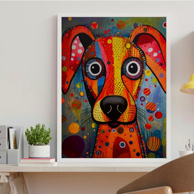 Seda Papel Tecidual de Decoupage do Cachorro Arco-Íris (Criador carregado)