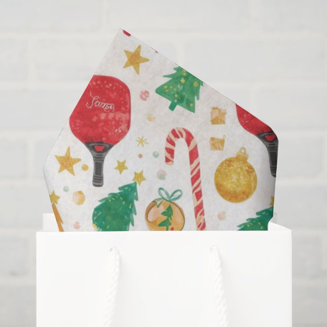 Seda Papel Tecidual de Natal (Sacola de presentes)