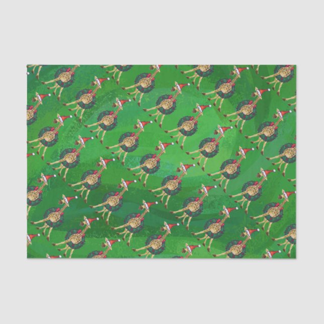 Seda Papel Tecidual de Natal Girafa (Frente )