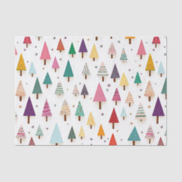 Seda Papel Tecidual sobre Árvores de Natal Mais Bonitas