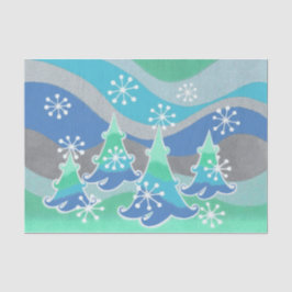 Seda Papel tecidular das árvores de inverno