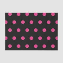 Seda Papel tecidular de bolinhas (preto e branco, cor-d