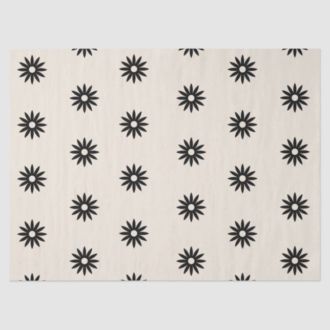 Seda Papel tecidular de margarida (Frente )