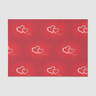 Seda Papel tecidular dia de os namorados