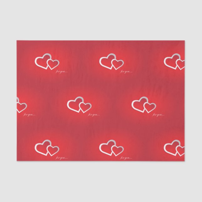 Seda Papel tecidular dia de os namorados (Frente )