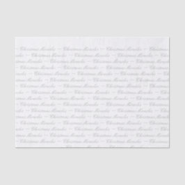 Seda Papel tecidular, milagres de Natal, prata