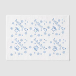 Seda Papel tecidular - Papai Noel, Sleigh, Flocos de ne