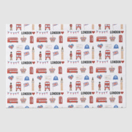 Seda Papel Tema de Londres | London Themed Gift