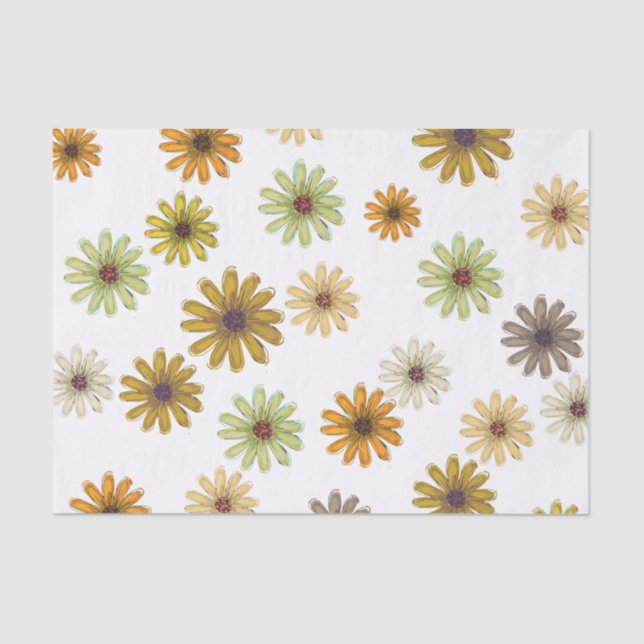 Seda Papel Tema do Buquê de outono (Frente )