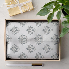 Seda Papel Tissue de Casamento Elegante e Ornamentado