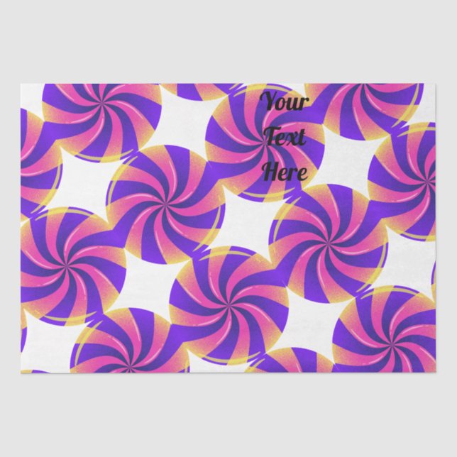 Seda Papel Tissue de cor preta (Frente )