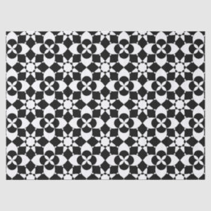 Seda papel tissue de flores e estrelas