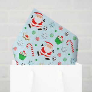 Seda Papel Toalha de Natal de Futebol