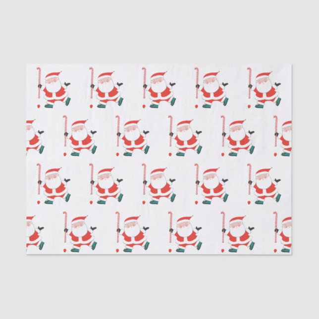 Seda Papel Toalha de Natal de Hóquei em Campo (Frente )