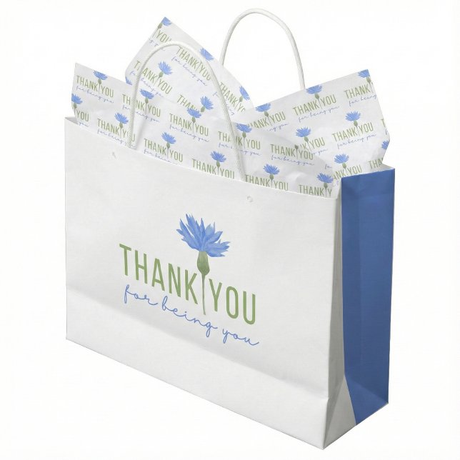 Seda Papel Toalha de Tecido Obrigado Por Ser Você (Show your gratitude with this, "Thank you for being you" tissue paper! Matching gift bag available.)