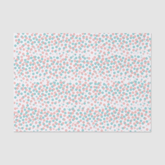 Seda Papel verde para os corais de Confetti (Frente )