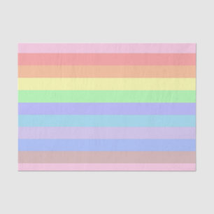 Seda Pastel Arco-íris Papel de lenço