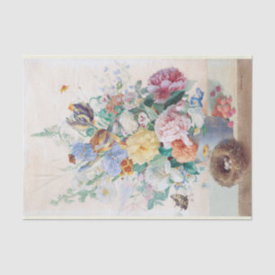 Seda Pastels - Papel clássico de tecido com vida está