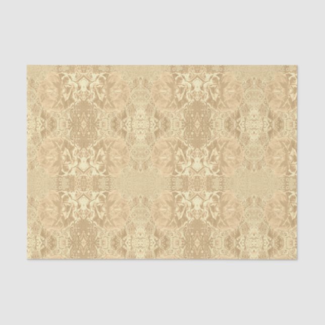 Seda Peões e Papel Tecido de rendas (Frente )